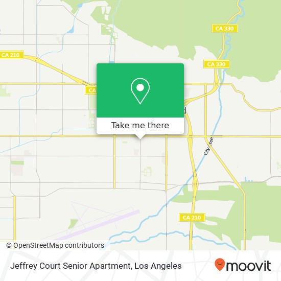 Mapa de Jeffrey Court Senior Apartment