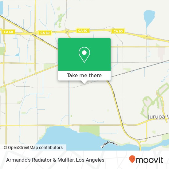 Armando's Radiator & Muffler map