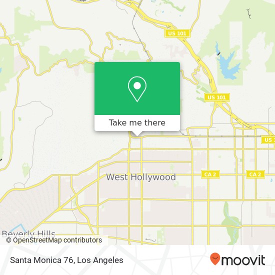 Santa Monica 76 map