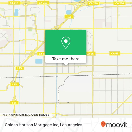 Mapa de Golden Horizon Mortgage Inc