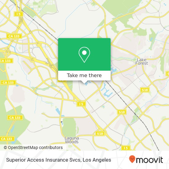 Superior Access Insurance Svcs map