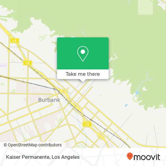 Kaiser Permanente map