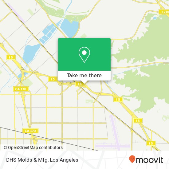 DHS Molds & Mfg map