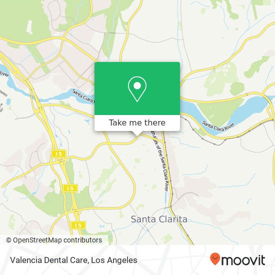 Valencia Dental Care map