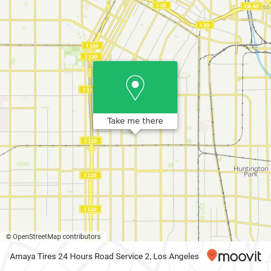 Amaya Tires 24 Hours Road Service 2 map