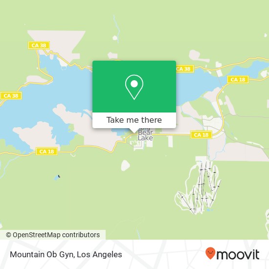 Mountain Ob Gyn map