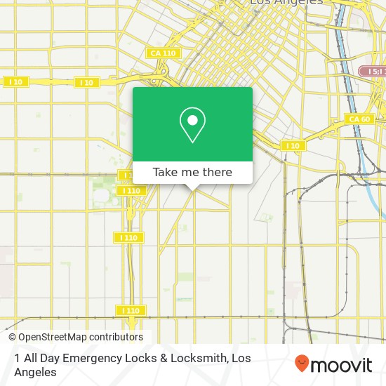 Mapa de 1 All Day Emergency Locks & Locksmith