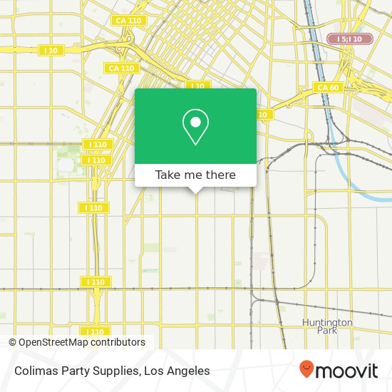 Colimas Party Supplies map