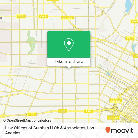 Mapa de Law Offices of Stephen H Oh & Associates