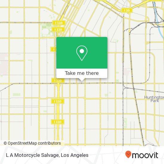 L A Motorcycle Salvage map