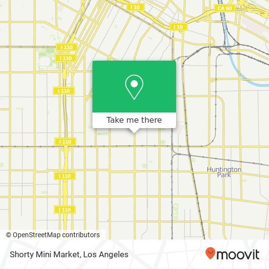 Shorty Mini Market map