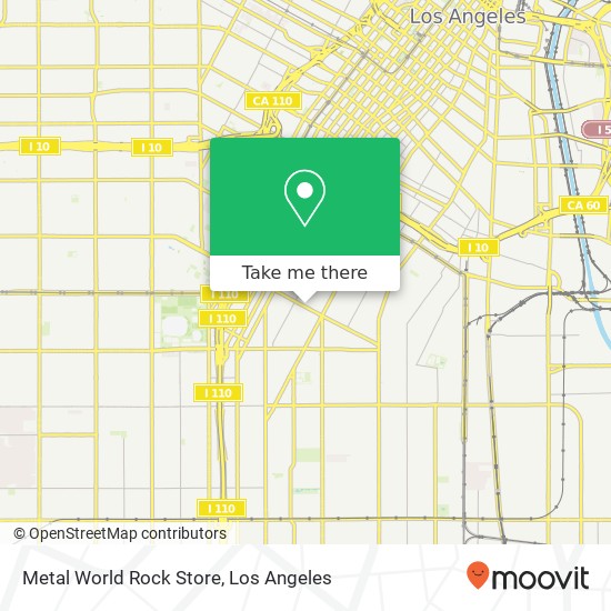 Metal World Rock Store map