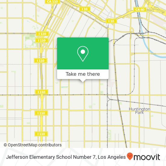 Mapa de Jefferson Elementary School Number 7