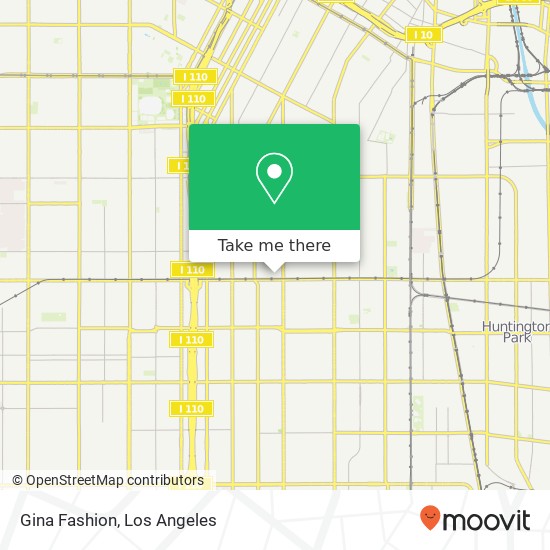 Gina Fashion map