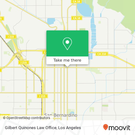 Gilbert Quinones Law Office map