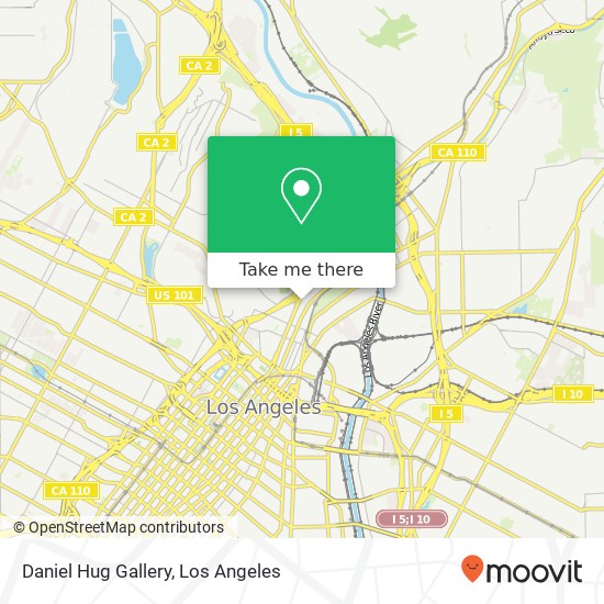 Mapa de Daniel Hug Gallery