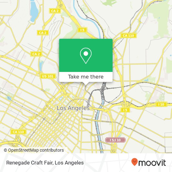 Mapa de Renegade Craft Fair