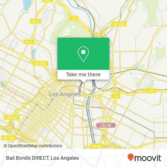 Bail Bonds DIRECT map