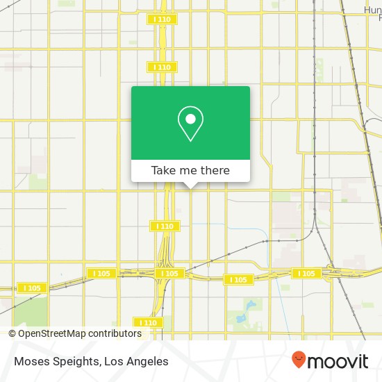 Moses Speights map