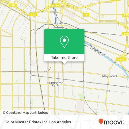Color Master Printex Inc map