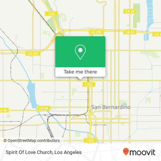 Spirit Of Love Church map