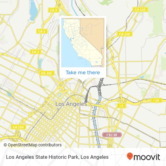 Los Angeles State Historic Park map