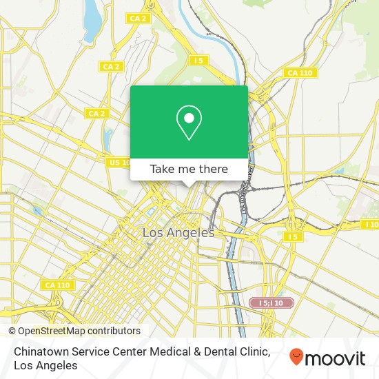 Chinatown Service Center Medical & Dental Clinic map