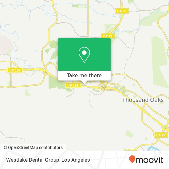 Westlake Dental Group map