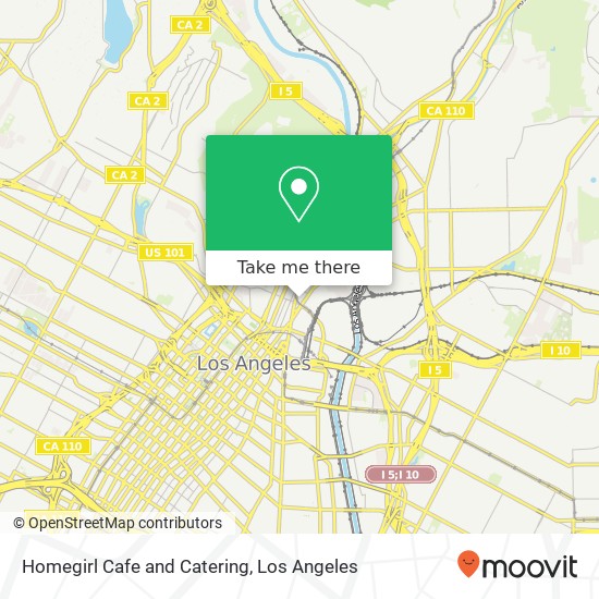 Homegirl Cafe and Catering map