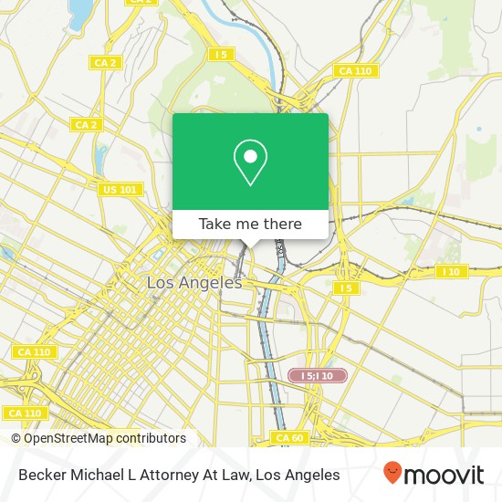 Becker Michael L Attorney At Law map