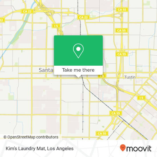 Kim's Laundry Mat map