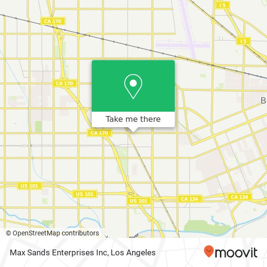 Max Sands Enterprises Inc map