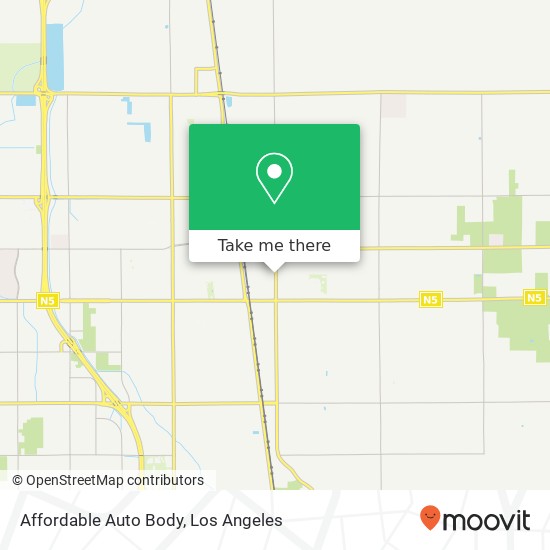 Affordable Auto Body map