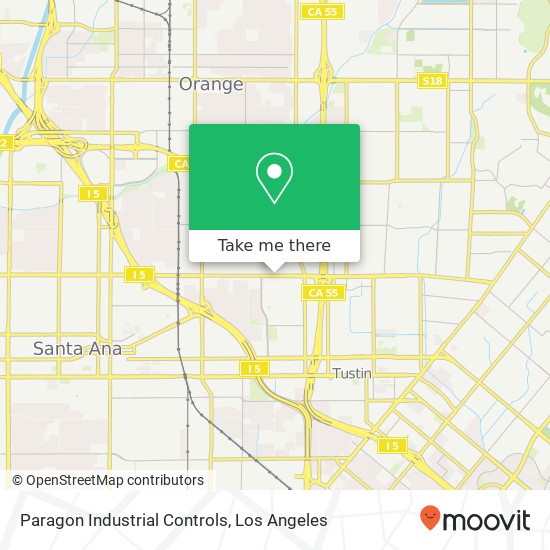 Mapa de Paragon Industrial Controls