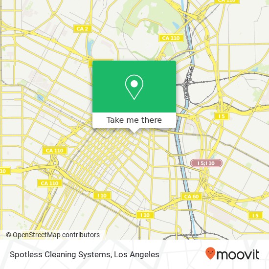 Spotless Cleaning Systems map