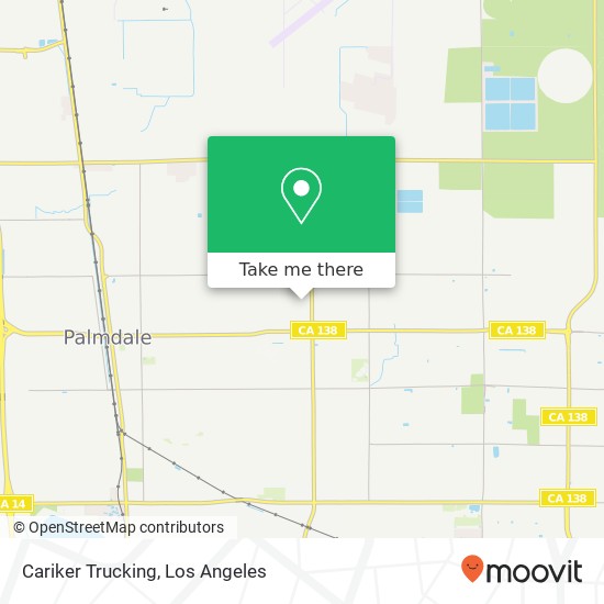 Cariker Trucking map