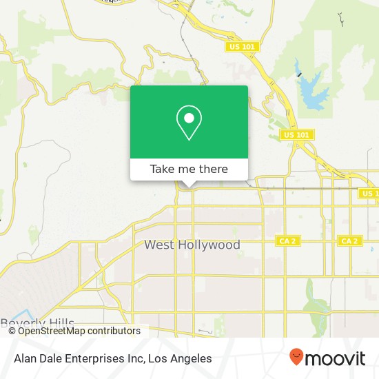 Mapa de Alan Dale Enterprises Inc
