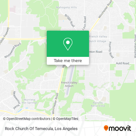 Mapa de Rock Church Of Temecula