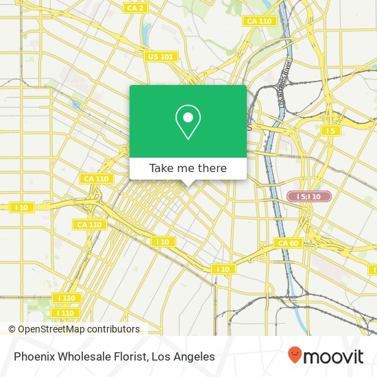 Phoenix Wholesale Florist map