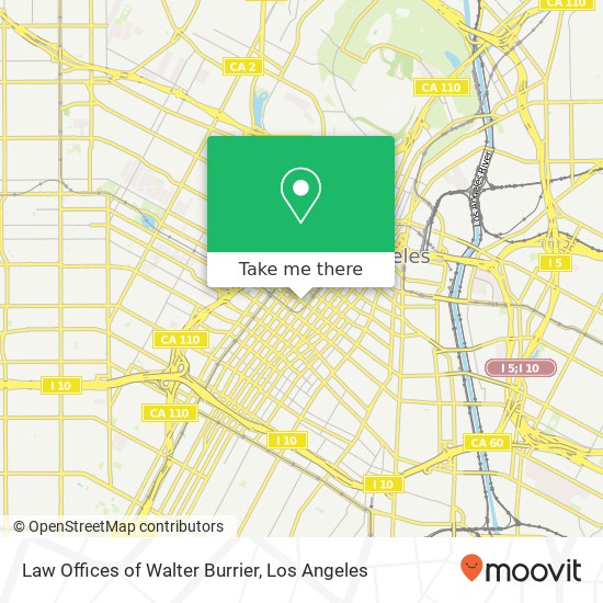 Law Offices of Walter Burrier map