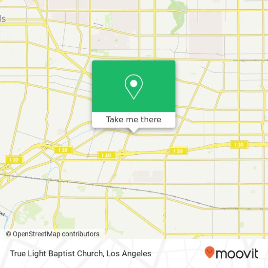 True Light Baptist Church map