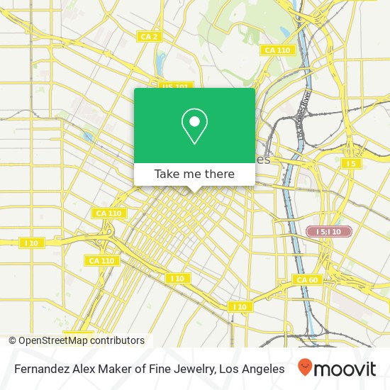 Mapa de Fernandez Alex Maker of Fine Jewelry