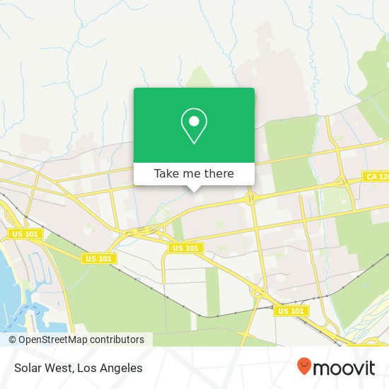 Solar West map