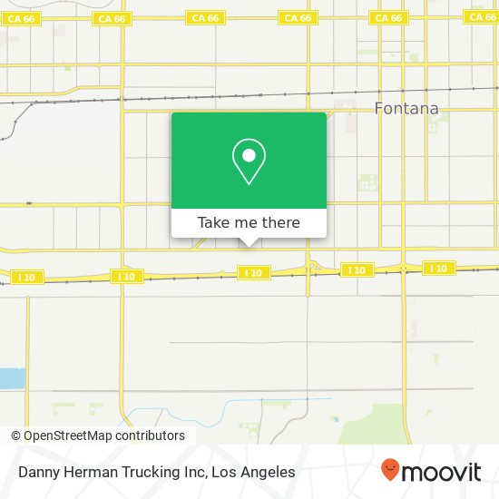 Danny Herman Trucking Inc map