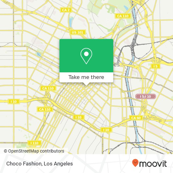 Choco Fashion map