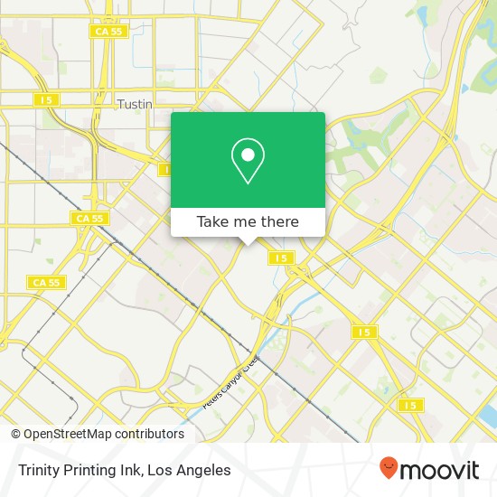 Trinity Printing Ink map