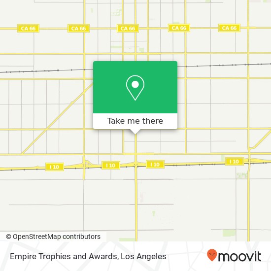 Empire Trophies and Awards map