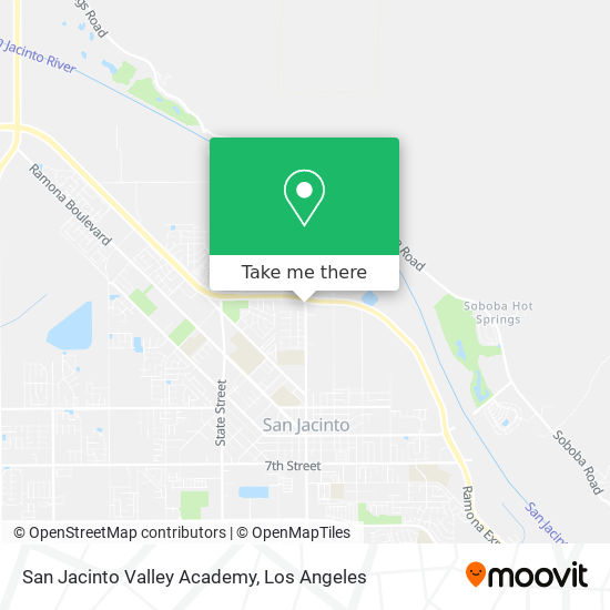 Mapa de San Jacinto Valley Academy