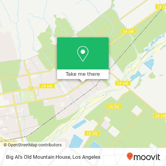 Mapa de Big Al's Old Mountain House