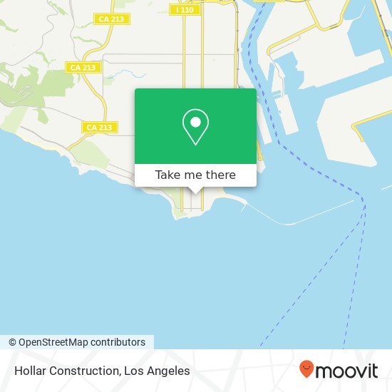 Hollar Construction map